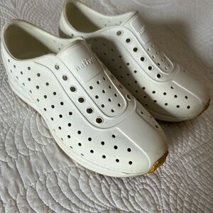 Native Kids Shoes in White